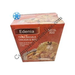 Carne de pui in sos tikka masala cu orez Edenia 350 gr.