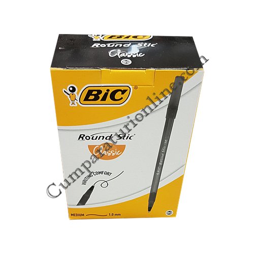 Pix BIC Round Stic albastru varf 1 mm. cutie 60 buc.