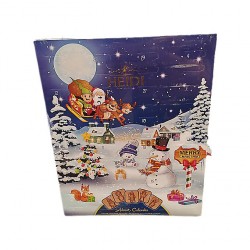 Calendar Advent minitablete ciocolata Heidi 110 gr.