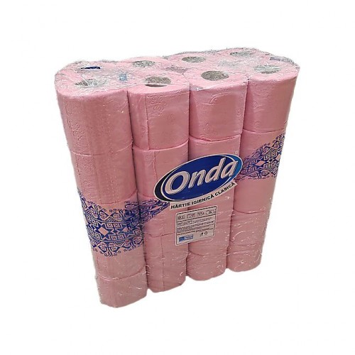 Cumpara online Hartie igienica 2 str. Onda 40 role/set din casa de comenzi CumparaturiOnline.com Bucuresti Hartie igienica 2 str. Onda 40 role/set