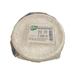 Farfurii plate biodegradabile Oti 25 cm 50 buc. Farfurii plate biodegradabile Oti 25 cm 50 buc.