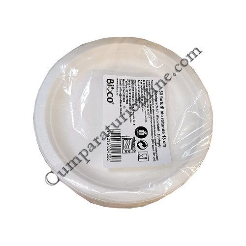 Farfurii rotunde BIOCO 26 cm Endless 50 buc/set