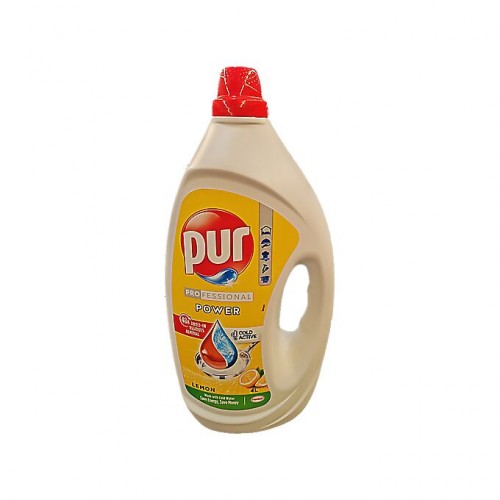 Cumpara online Detergent lichid vase Pur Professional 4l. Lemon din casa de comenzi CumparaturiOnline.com Bucuresti Detergent lichid vase Pur Power Professional 4l. Lemon