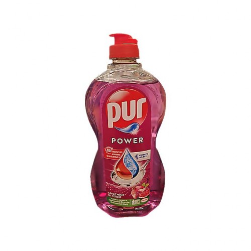 Detergent lichid vase Pur Power 450 ml. rodie si smochine