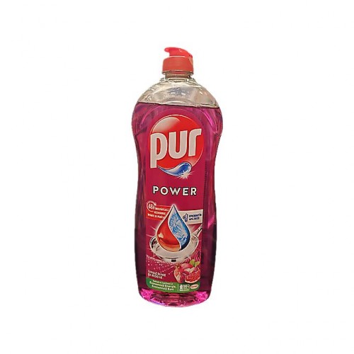 Detergent lichid vase Pur Power 750 ml. rodie si smochine