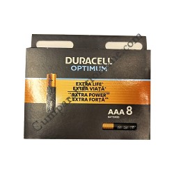 Baterii alkaline Duracell Optimum LR3 AAA 8 buc./set pret/buc.