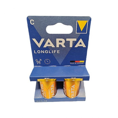 Baterii alkaline Varta Longlife LR14 C 2 buc./set pret/buc. Baterii alkaline Varta Longlife LR14 C 2 buc./set pret/buc.