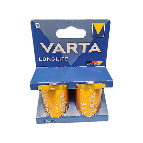 Baterii alkaline Varta Longlife LR20 D 2 buc./set pret/buc. Baterii alkaline Varta Longlife LR20 D 2 buc./set pret/buc.