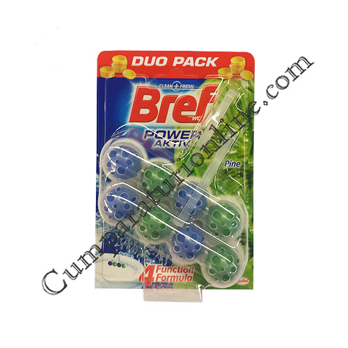 Cumpara online Odorizant WC Bref Power Aktiv Fresh Pine 2x50 gr. din casa de comenzi CumparaturiOnline.com Bucuresti Odorizant WC Bref Power Aktiv Fresh Pine 2x50 gr.